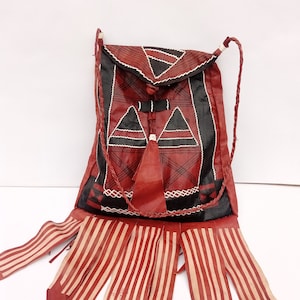 Fulani Artisanal Cross shoulder Leather Bag (Bag For Lectures/bag  for keeping books etc )