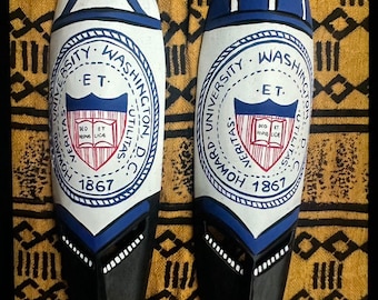 Máscara de la Universidad Howard / Máscara de escuelas HBCU y juegos deportivos.