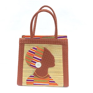 African Kente Hand Bag (Large size)