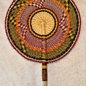 Handmade Artisanal Fan from Ghana(Large Size)