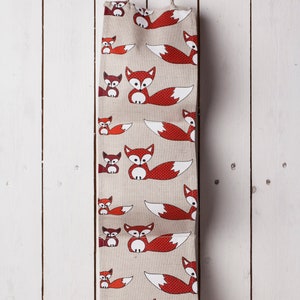 Supporto per carta igienica, Arredamento bagno, Piccolo organizer da bagno, Porta carta igienica contenitore, Fox design