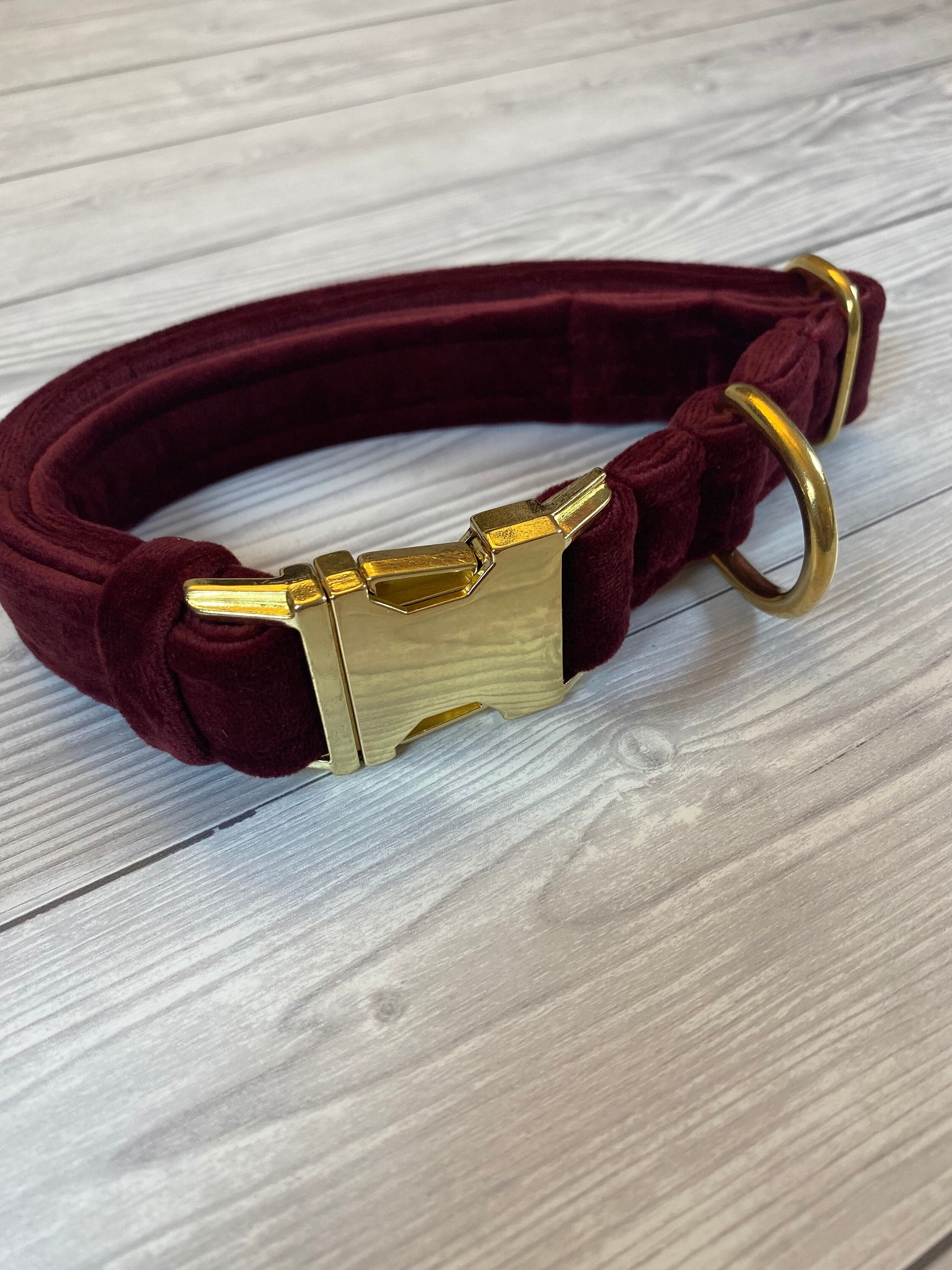 Luxury Designer Dog Collars  Beautiful Metal Buckle Dog Collar – Frenchiely