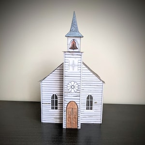Halloween Dorf Kit, druckbare Häuser, Halloween Display, Puppenhaus Kit, gruselige Miniatur, herunterladbar, Papier Kit, Mini-Halloween-Dekor