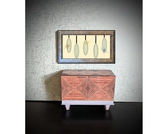 Dipinto In Miniatura In Scala 1:12. Quadro Di Una Casa Delle Bambole. Dipinto Di Paesaggio. Arazzo. Dipinto Di Paesaggio Fatto A Mano. Dipinto A Olio. - Italia - Foto 11