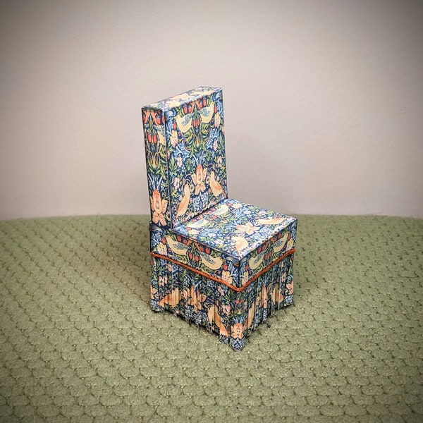 1 12 scale furniture, dollhouse miniature, printable kit, mini chair, downloadable file, modern miniature, dollhouse kit, diorama kit