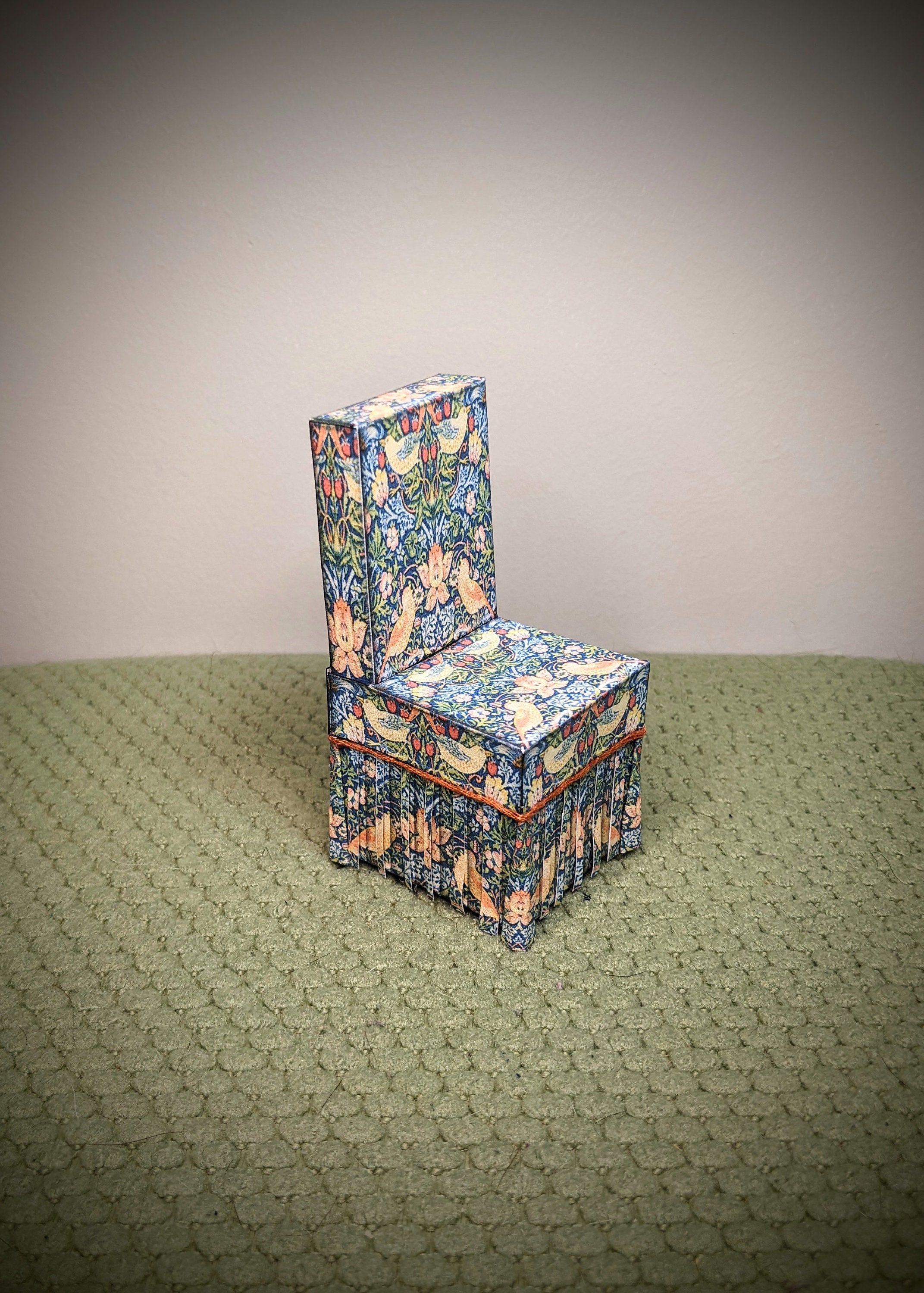 Modèle De Chaise Miniature 1/6 - Pour Figurine 12 Pouces - Maison De Poupée - Métal