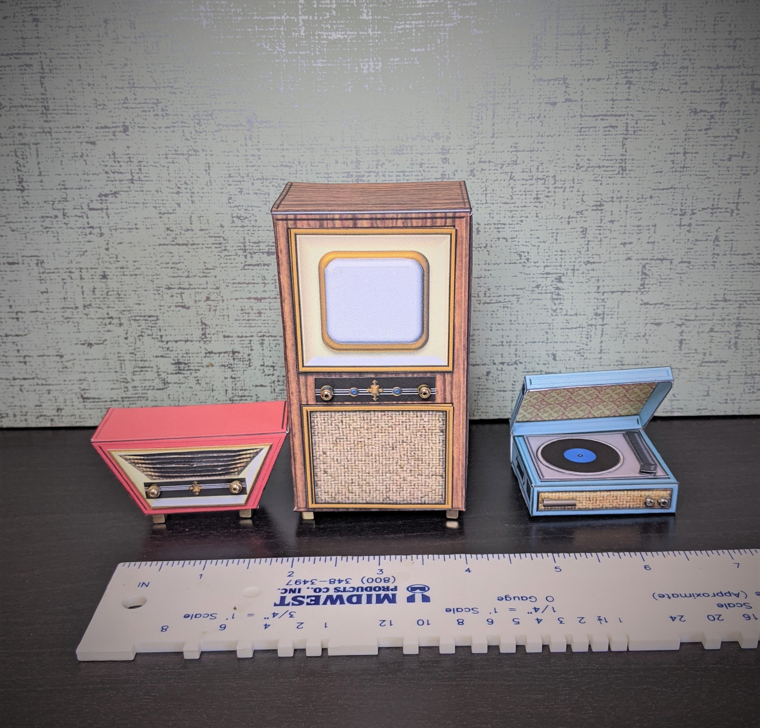 dollhouse furniture downloadable dollhouse decor dollhouse kit One inch
