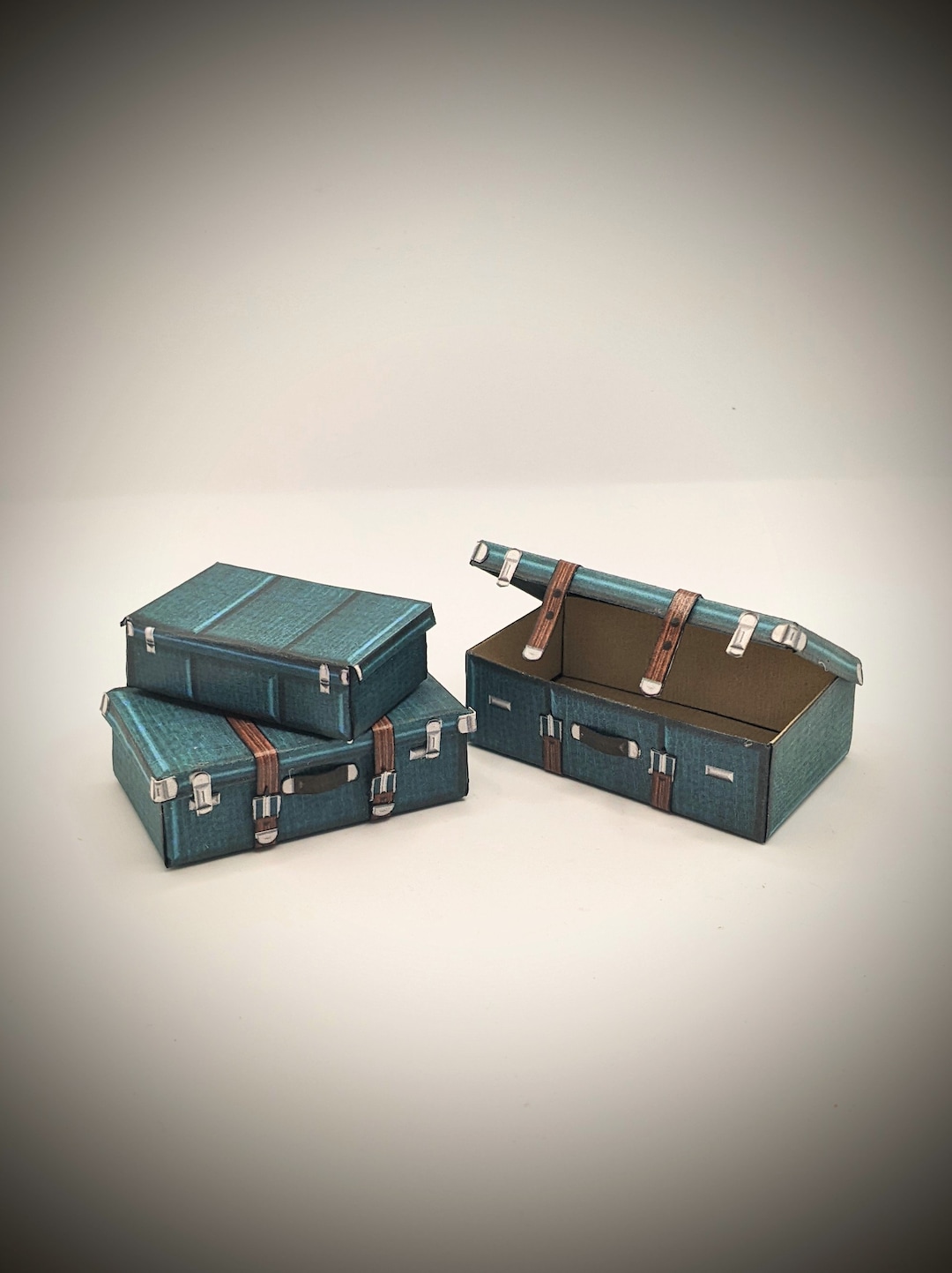 1 12 Scale Miniature, Mini Luggage, Dollhouse Decor, Diorama Printable