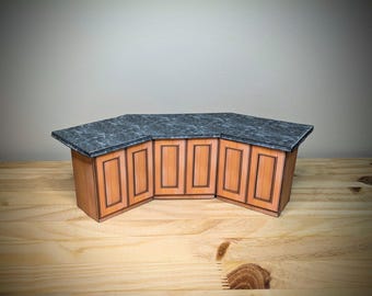 1 12 scale, mini island, dollhouse sink, printable download, modern mini, dollhouse kit, dollhouse kitchen kit, paper craft, mini appliance