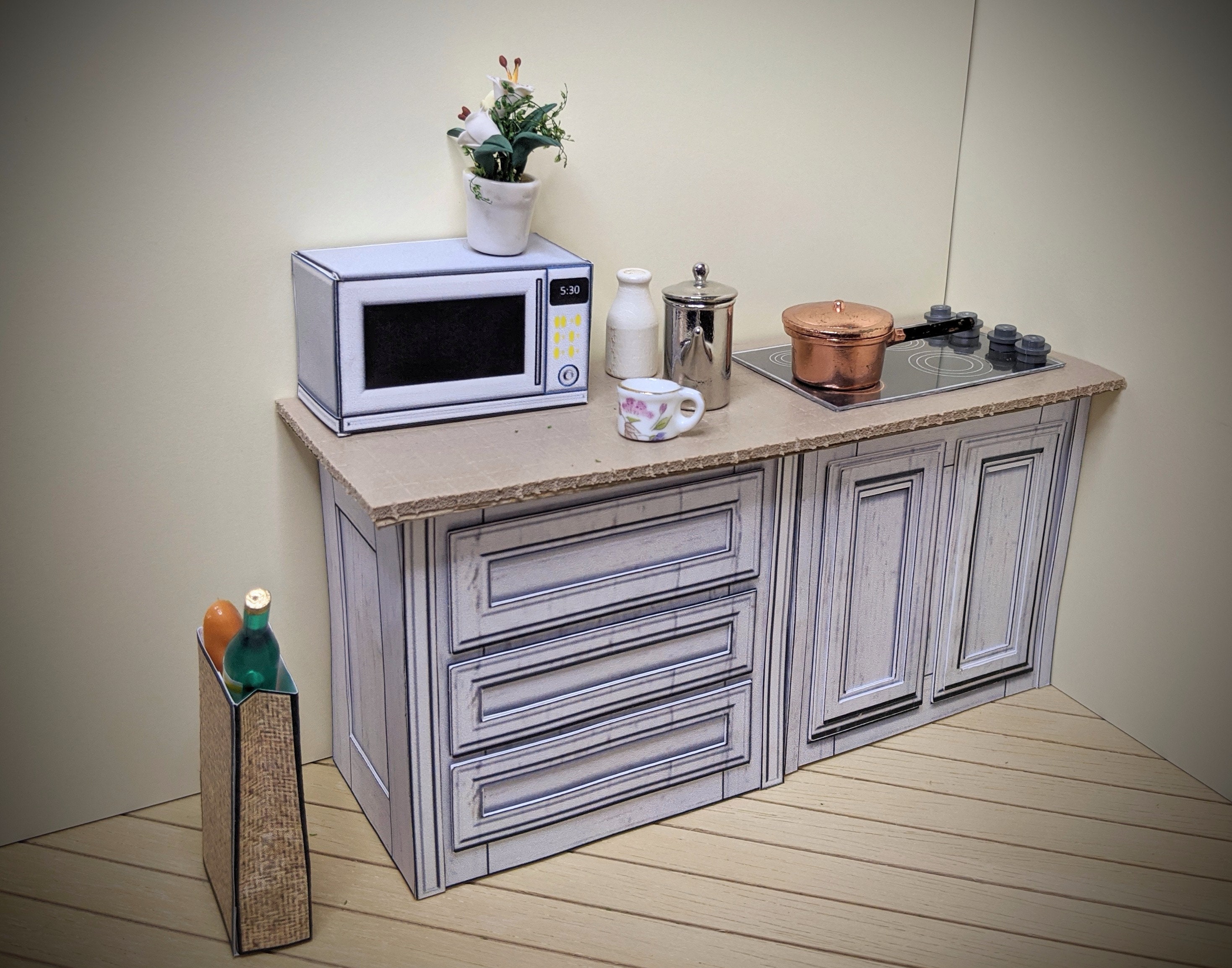 dollhouse furniture downloadable dollhouse decor dollhouse kit One inch