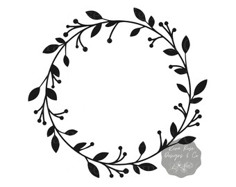 Download Christmas Svg Wreath Svg Christmas Wreath Svg Vintage Etsy