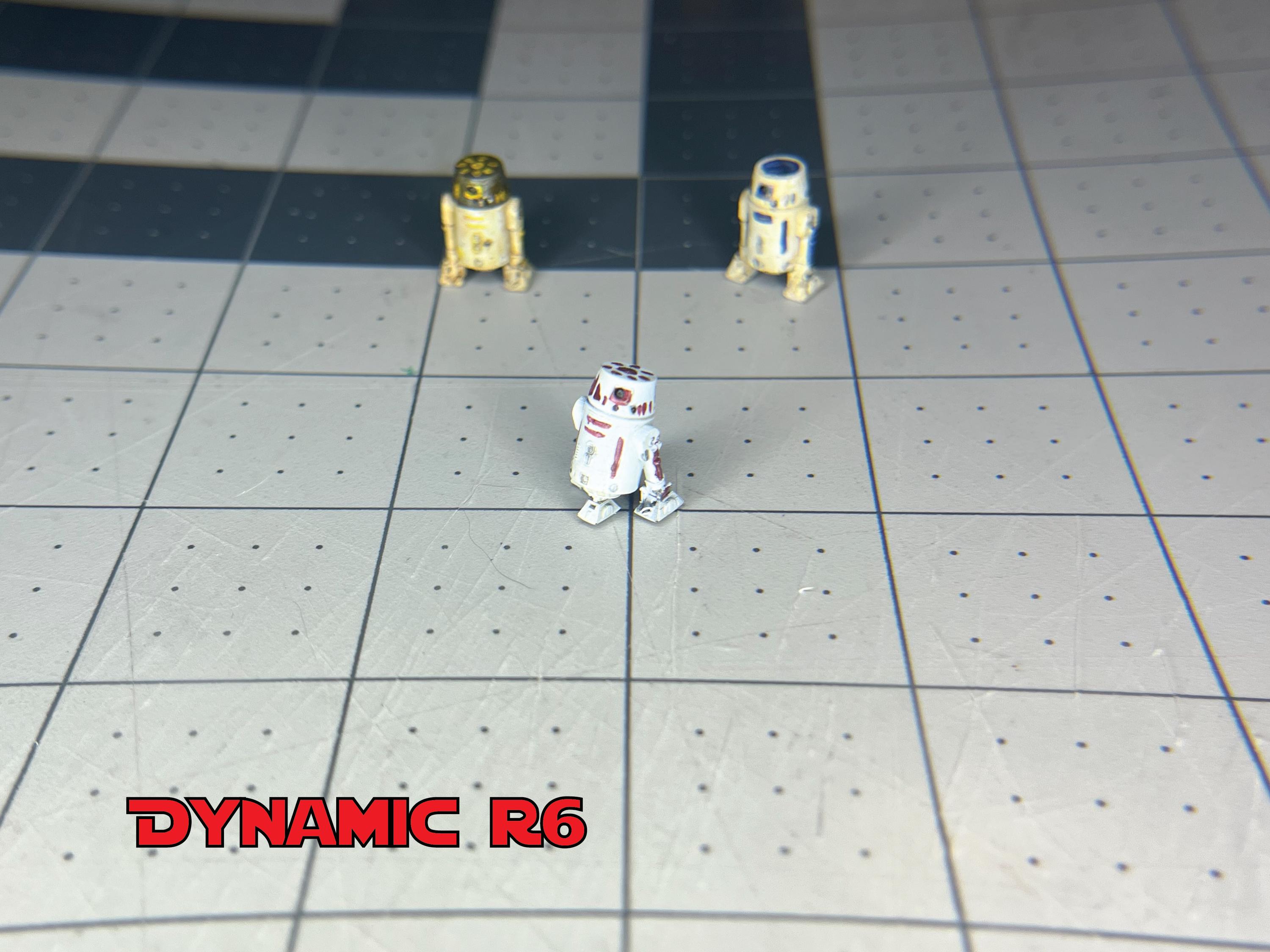 R6-series Astromech Droid | Mini Action Figure | Star Wars Inspired ...