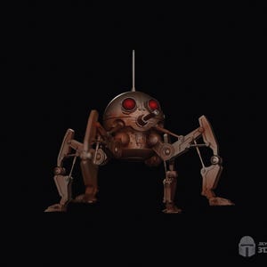 Bottom-up view of DSD1 Dwarf Spider Droid.