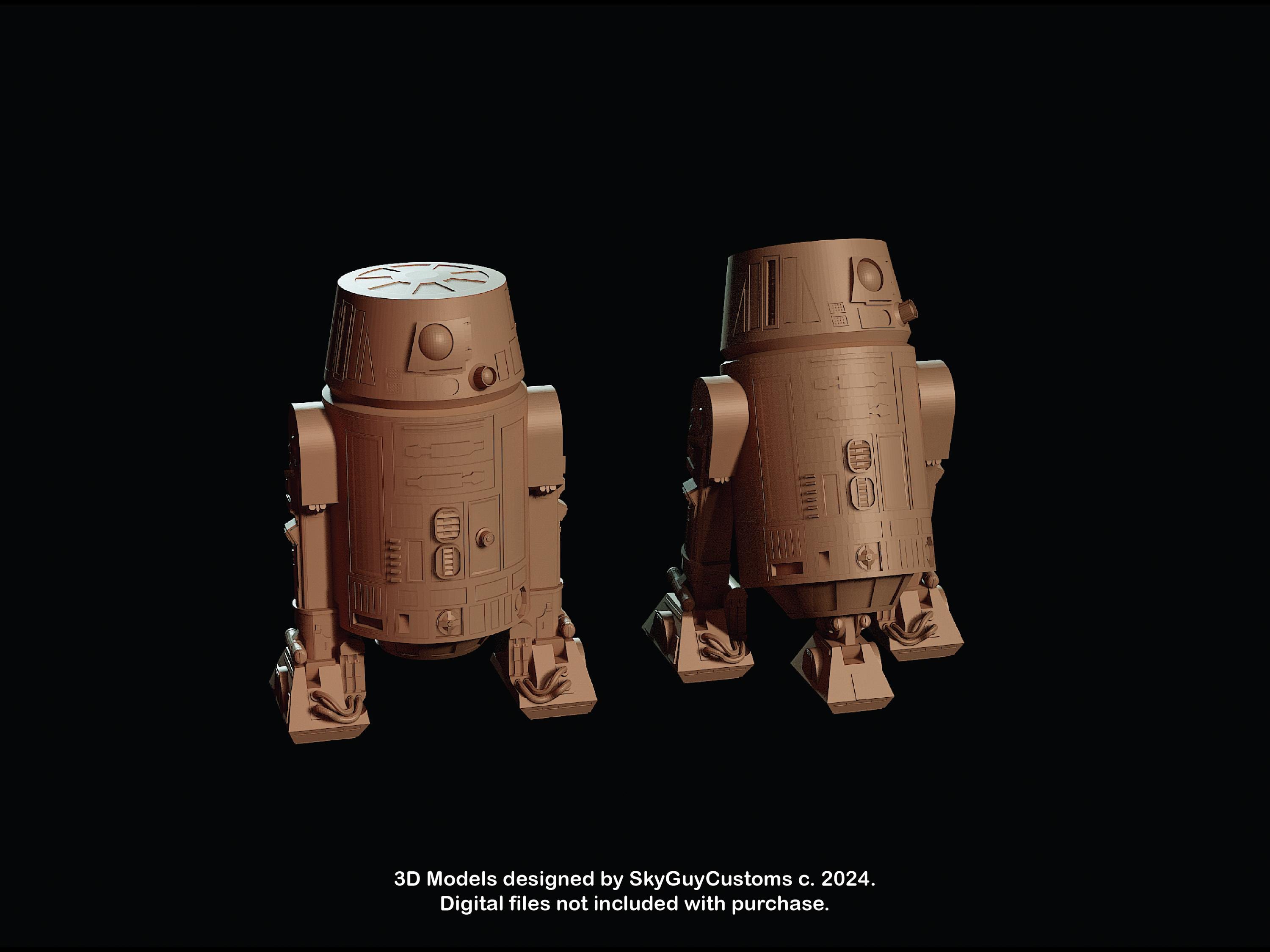 R6-series Astromech Droid | Mini Action Figure | Star Wars Inspired ...