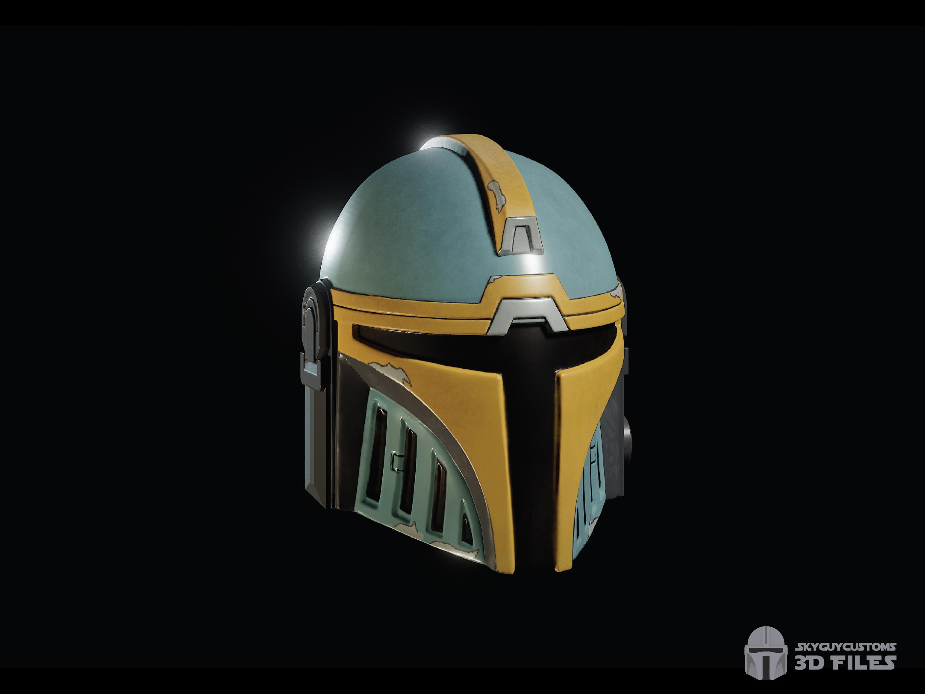 Aran Tal Helmet | Digital File | Custom Mandalorian Helmet | Star