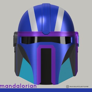 The Commandalorian | Custom Mandalorian Helmet | 3D Printable STL File