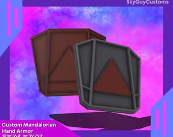 Archivo de impresión 3D de la armadura de mano mandaloriana