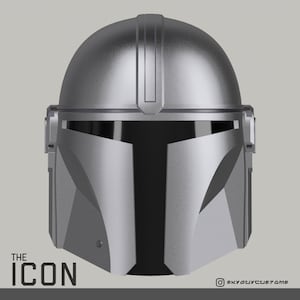 The Icon | Custom Mandalorian Helmet | 3D Printable STL File