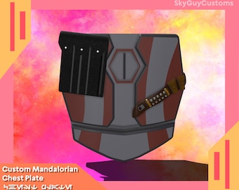 Archivo de impresión 3D de placa de pecho mandaloriana