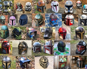 Custom Painted Helmet | Star Wars Inspired Cosplay Helmets | Custom Mandalorian Helmet | Custom Clone Trooper Helmet | 3D Printed Helmet