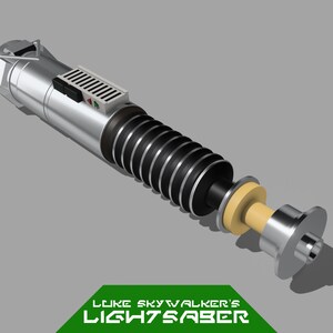 Luke Skywalker Lightsaber | 3D Print File | 3D Print Lightsaber Hilt | Star Wars Cosplay | Digital Files