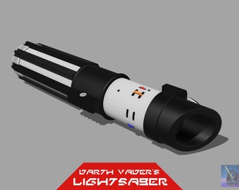 Darth Vader Lightsaber | 3D Print File | 3D Print Lightsaber Hilt | Star Wars Cosplay | Digital Files