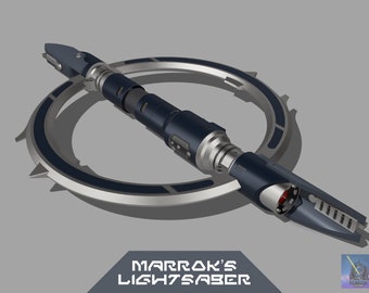 Marrok Lichtschwert | 3D Druckdatei | 3D Print Lichtschwert Griff | Star Wars Cosplay | Digitale Dateien