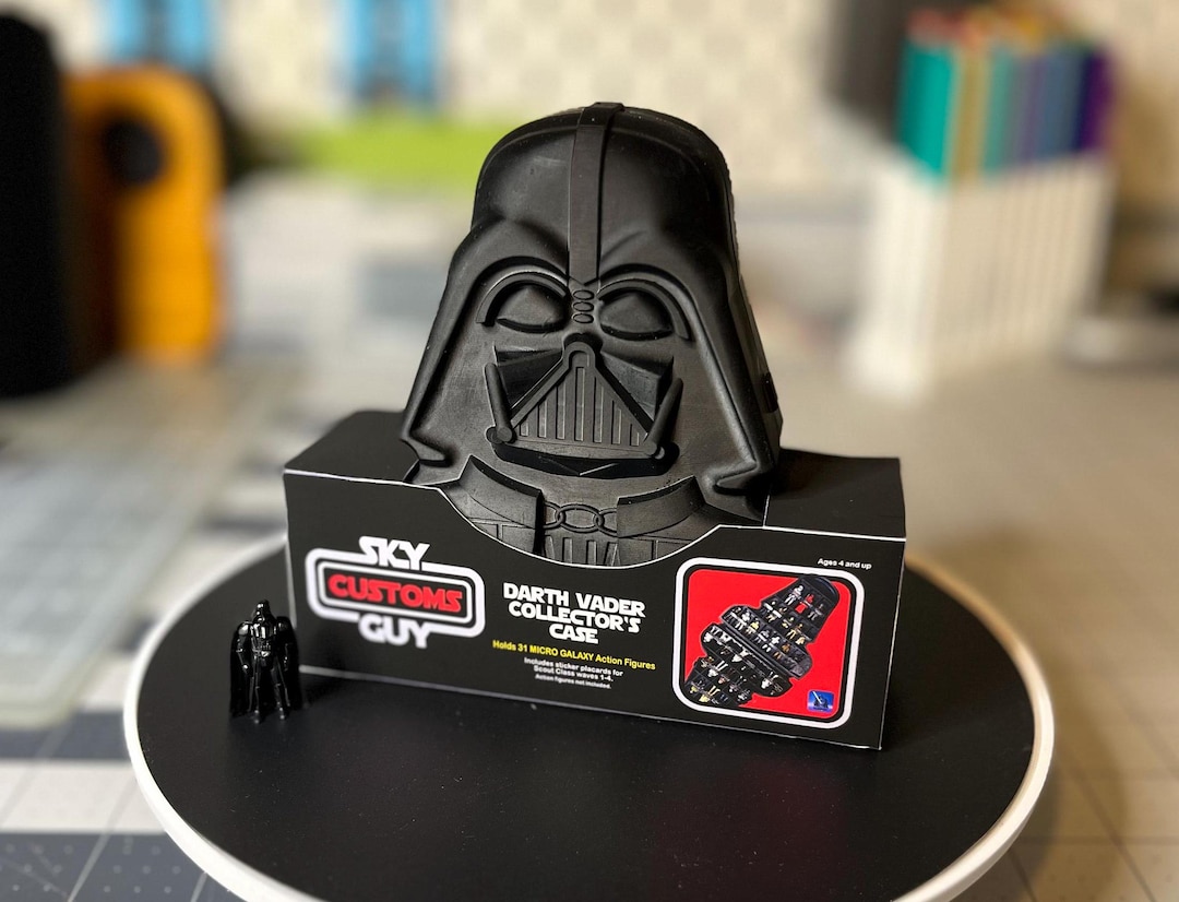 Mini Darth Vader Action Figure Carrying Case Star Wars Inspired  Collectible Custom Star Wars Toy Inspired by Micro Galaxy Squadron 