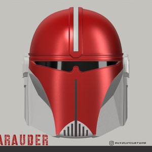 The Marauder | Custom Mandalorian Helmet | 3D Printable STL File