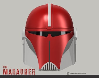 The Marauder | Custom Mandalorian Helmet | 3D Printable STL File