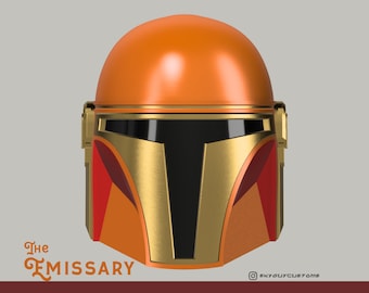 The Emissary | Custom Mandalorian Helmet | 3D Printable STL File