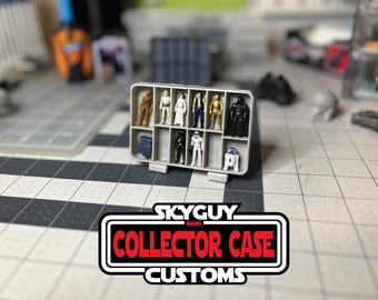 Mini Action Figure Collectors Case | Star Wars Inspired Collectible | Custom Star Wars Toy | Inspired by Micro Galaxy Squadron
