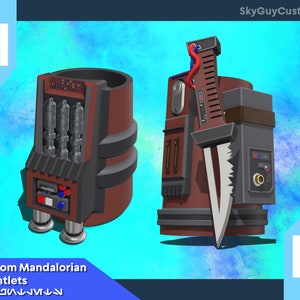 Mandalorian Gauntlets 3D Print File