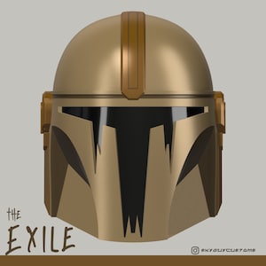 The Exile | Custom Mandalorian Helmet | 3D Printable STL File