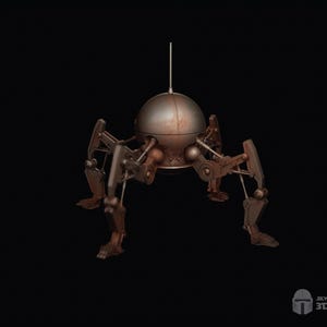 Back side view of DSD1 Dwarf Spider Droid.