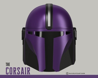 The Corsair | Custom Mandalorian Helmet | 3D Printable STL File