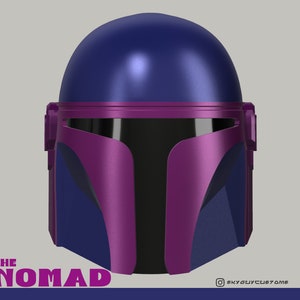 The Nomad | Custom Mandalorian Helmet | 3D Printable STL File