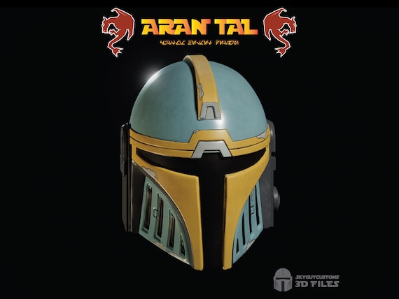 Aran Tal Helmet | Digital File | Custom Mandalorian Helmet | Star