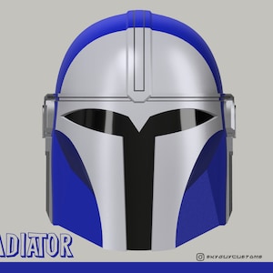 The Gladiator | Custom Mandalorian Helmet | 3D Printable STL File