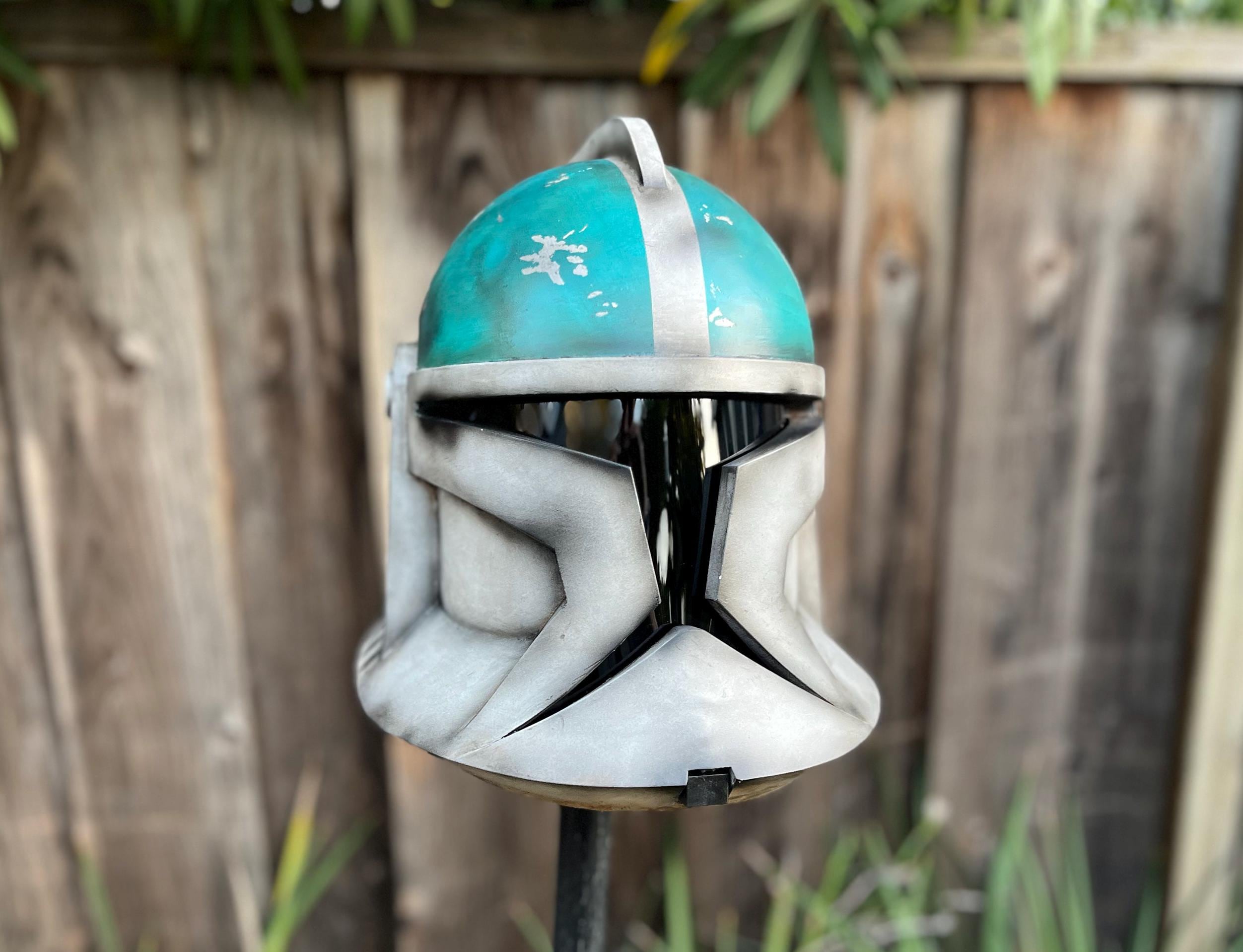 Howzer Face Print Custom Phase I Howzer Clone Trooper Helmet | Clone Trooper Cosplay ...