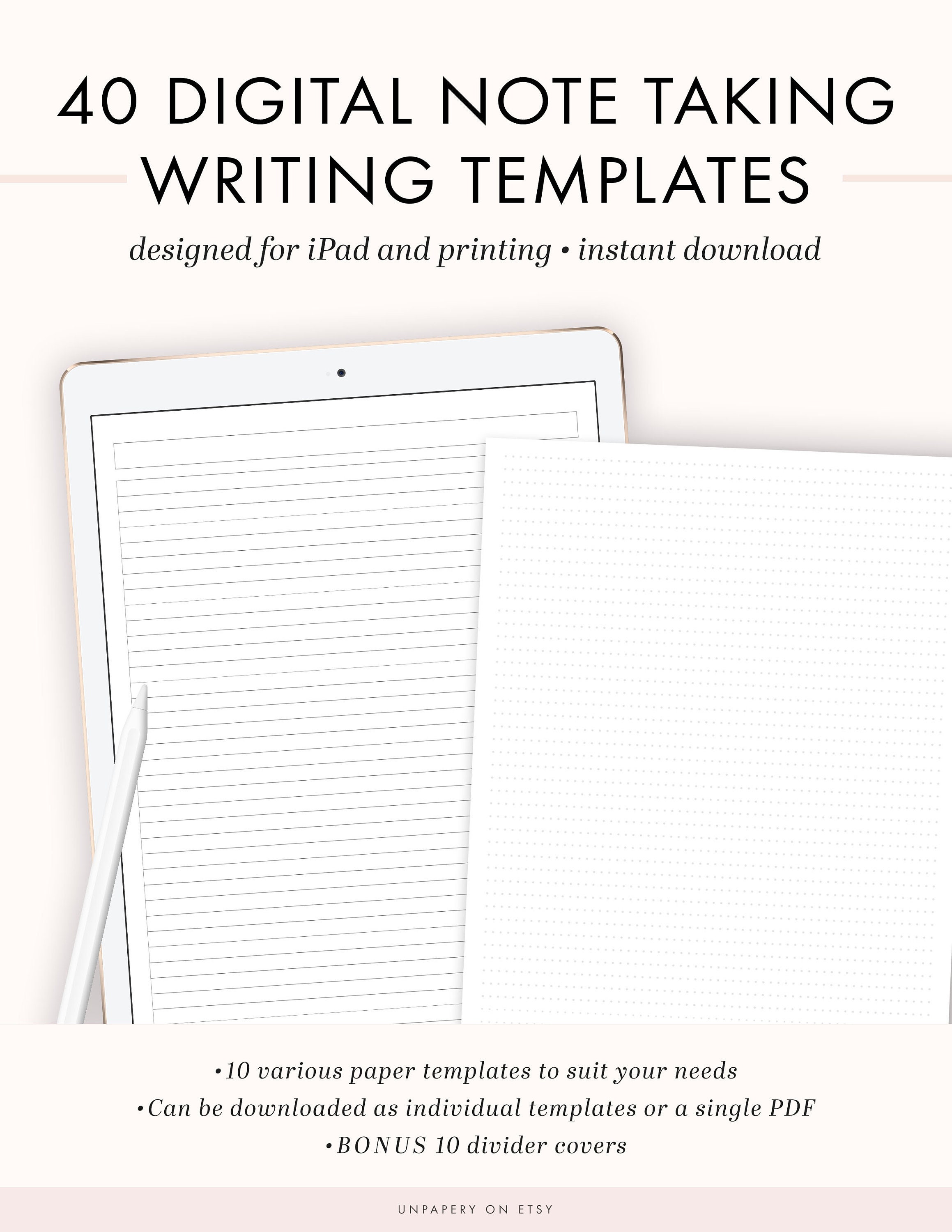 Digital Note Taking Template Digital Note Taking Template
