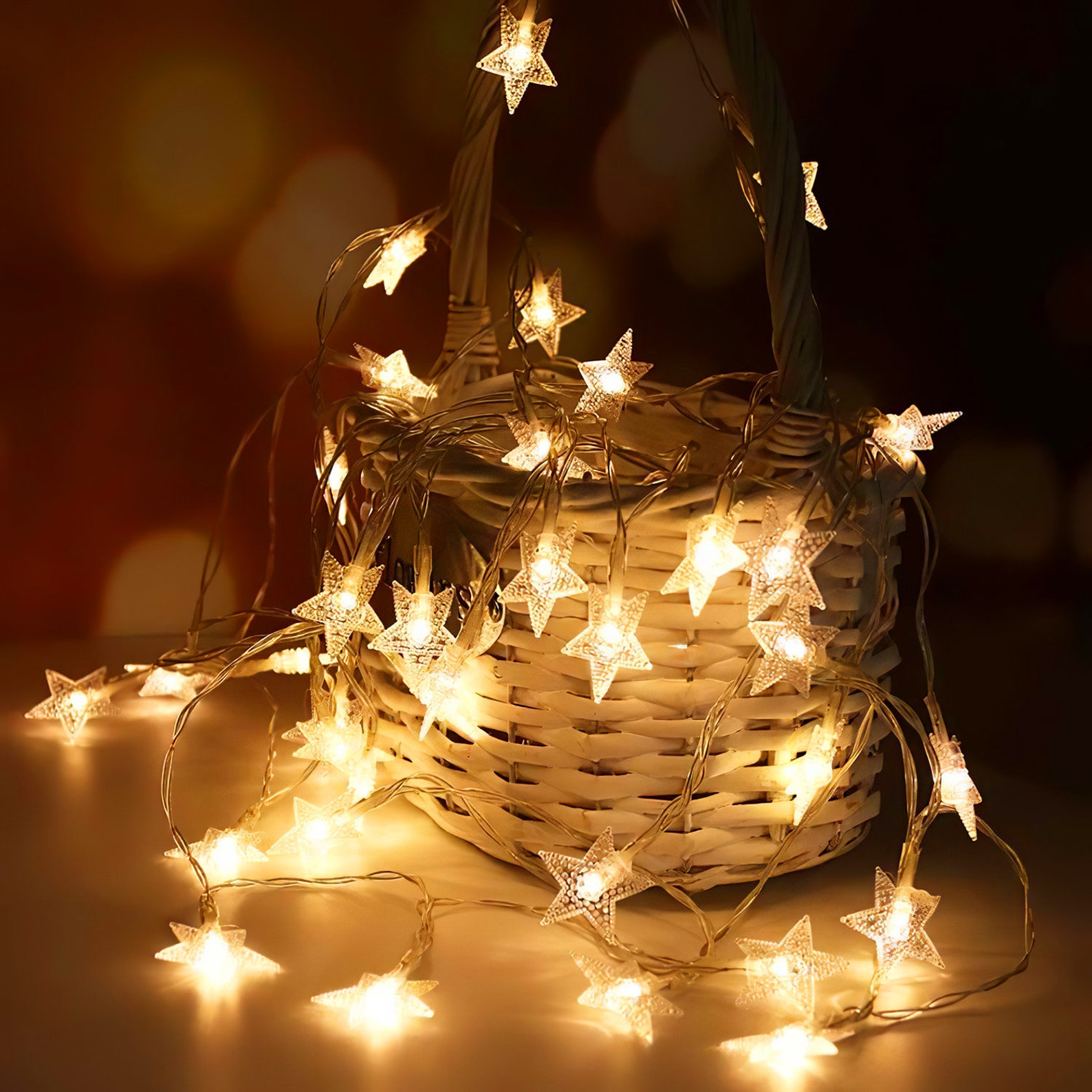 33ft starshaped string lights with 8 unique and dazzling Etsy