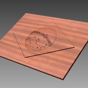 Brasilien Flat Flag, CNC und STL Datei, 3D STL Brasilien Flagge