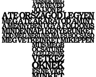 Unser Vaterkreuz in ungarischer Sprache