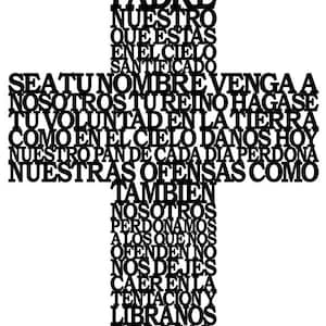 Our Father Cross in Spanish language