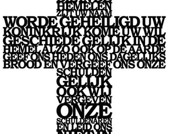 Unser Vaterkreuz in holländischer Sprache