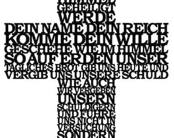 Vater unser Kreuz in deutscher Sprache