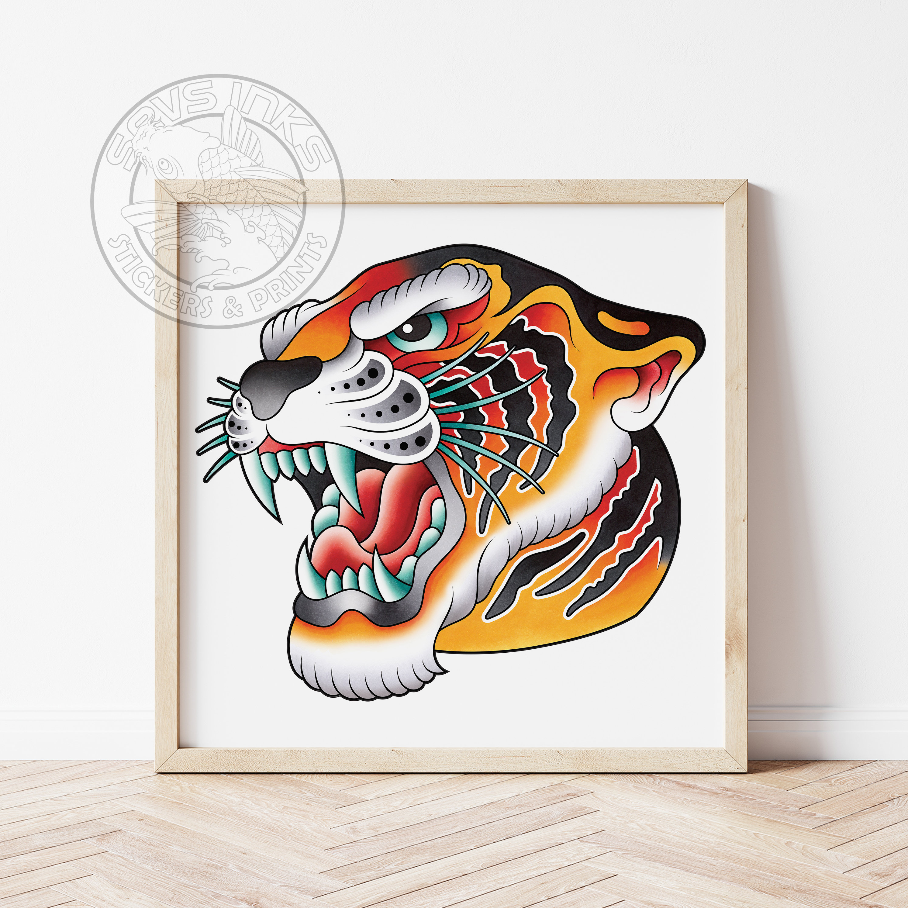 Tiger Skull by Nick Sadler MADISON TattooNOW