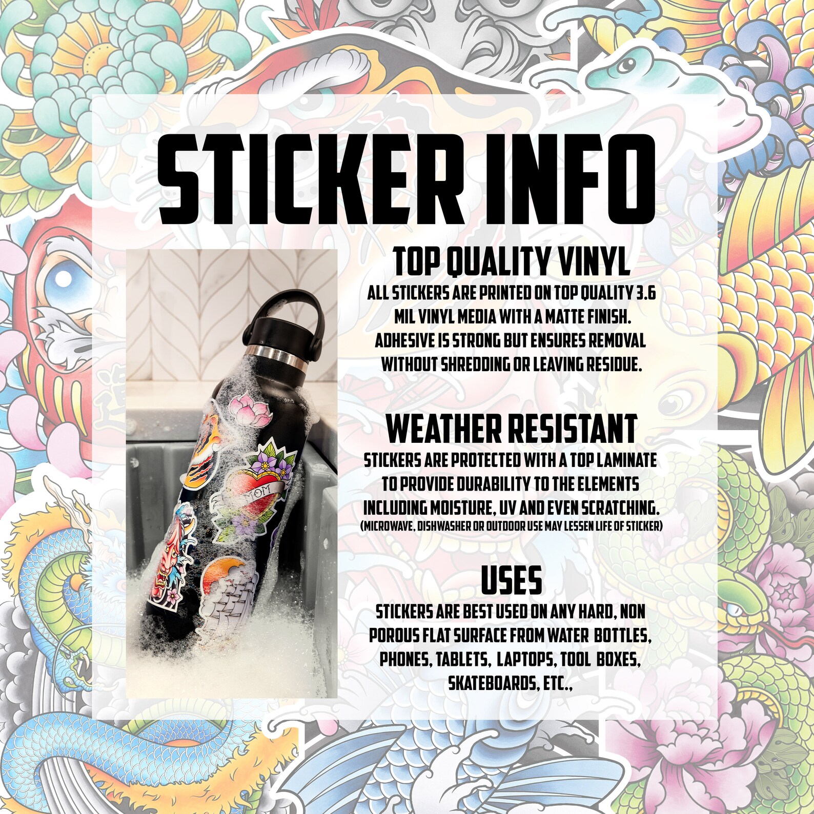Irezumi Ryu Ryu Dragon & Tiger Traditional Hand Drawn Irezumi Tattoo Flash Fine Art ...