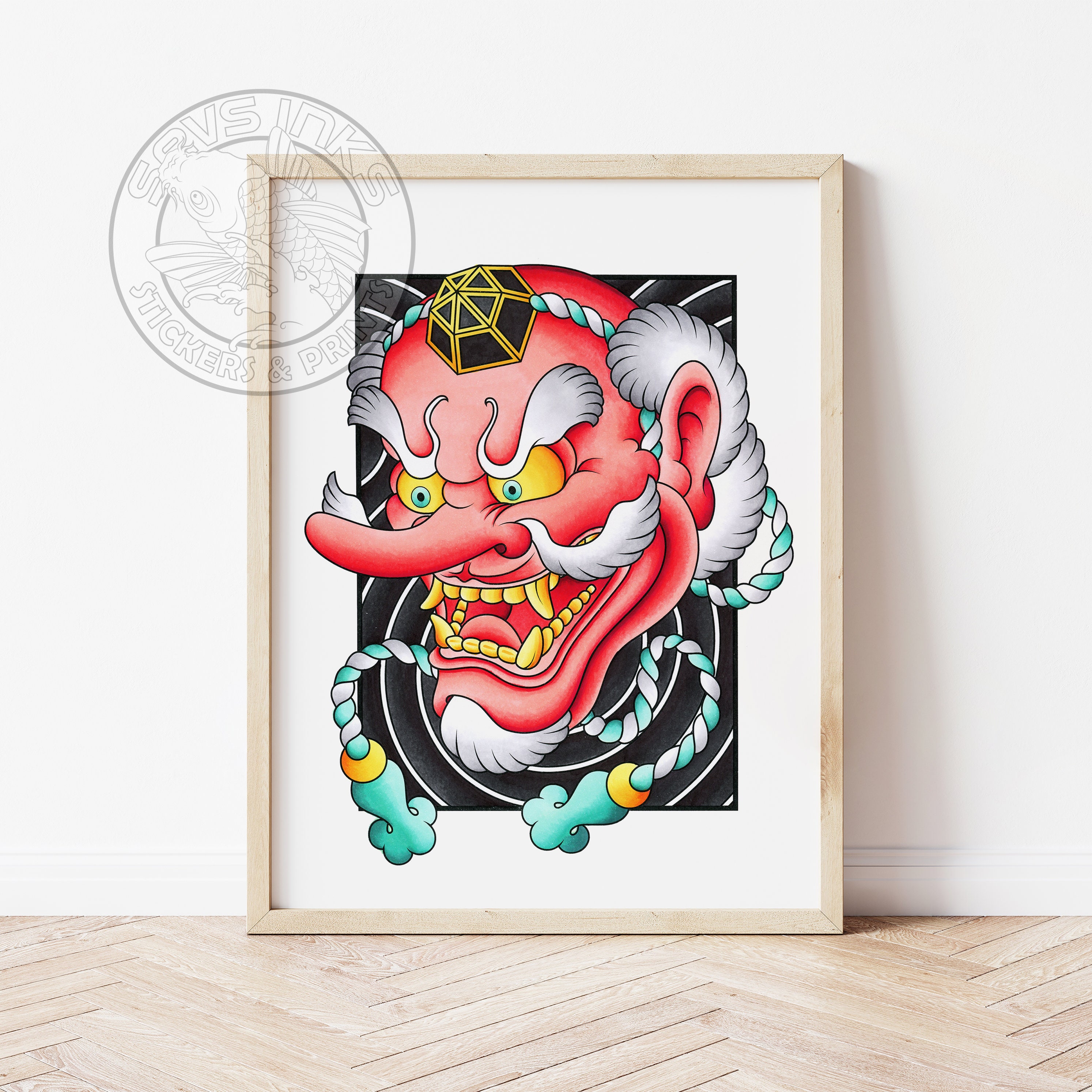Tengubi  Tengu of fire  Mie Tattoo Blog